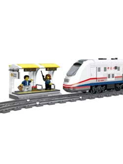 Конструктор Сити Скоростной поезд 1300 деталей