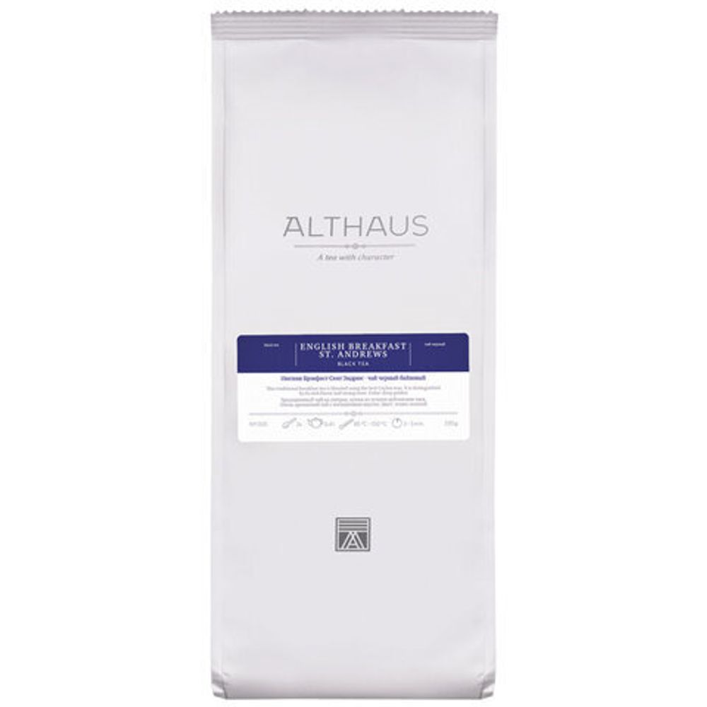 Чай листовой ALTHAUS "English Breakfast St. Andrews" черный, 250 г, ГЕРМАНИЯ, TALTHL-L00077