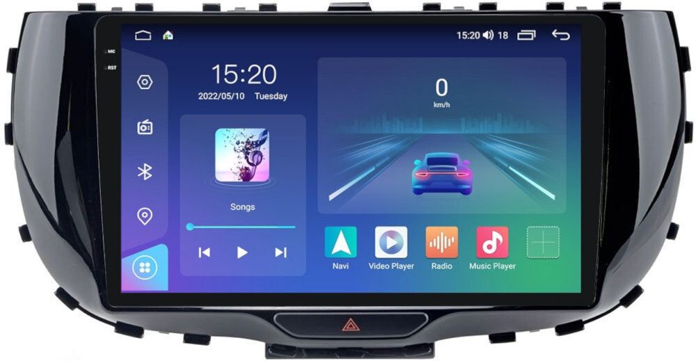 Магнитола для KIA Soul 3 2019+ - Parafar PF527LUX1U2K на Android 13, QLED+2K, ТОП процессор, 8Гб+128Гб, CarPlay, 4G SIM-слот