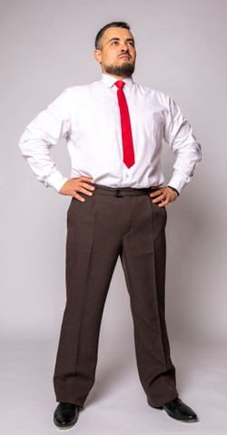 Брюки мужские чёрные демисезонные осенние весенние классические классика теплые шерстяные полушерсть костюмные офисные строгие деловые прямые 48 размер L XL