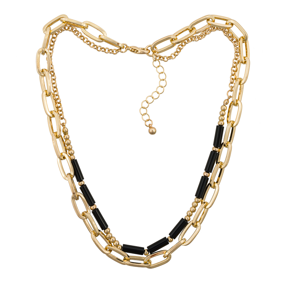 Колье Fiore Luna BLACK EPOXY BCN13254-01 GI