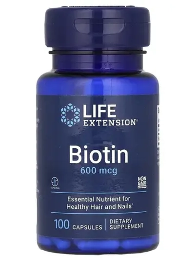 Витамины Life Extension Biotin 600 mcg 100 капсул
