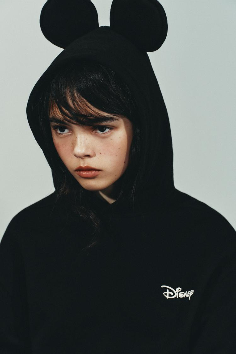 ZARA ТОЛСТОВКА С ТЕКСТОМ ©DISNEY, ЧЕРНЫЙ