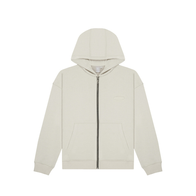 Худи UNIFORM Zip regular серо-бежевый