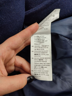 Пальто Benetton с шерстью 42 размер