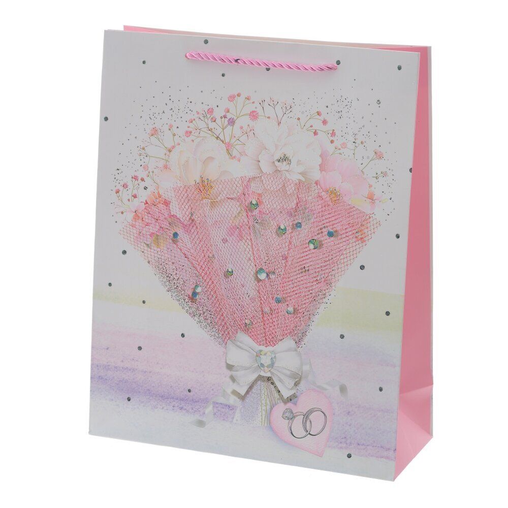 GAEM Пакет подарочный (бумага 210г/м2, блок микс 12шт), L26 W10 H32 см, 4в.