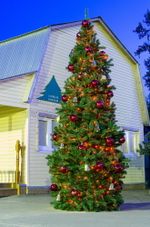 Уличная елка каркасная "Евро-2" (пвх) 15 м