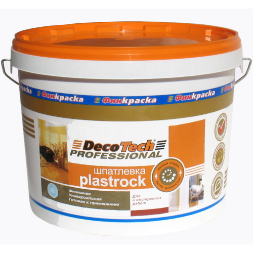 Шпатлевка финишная DecoTech Professional Plastrock 00-00011829 16 кг