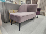 Диван "Берже" антивандальный велюр lilac