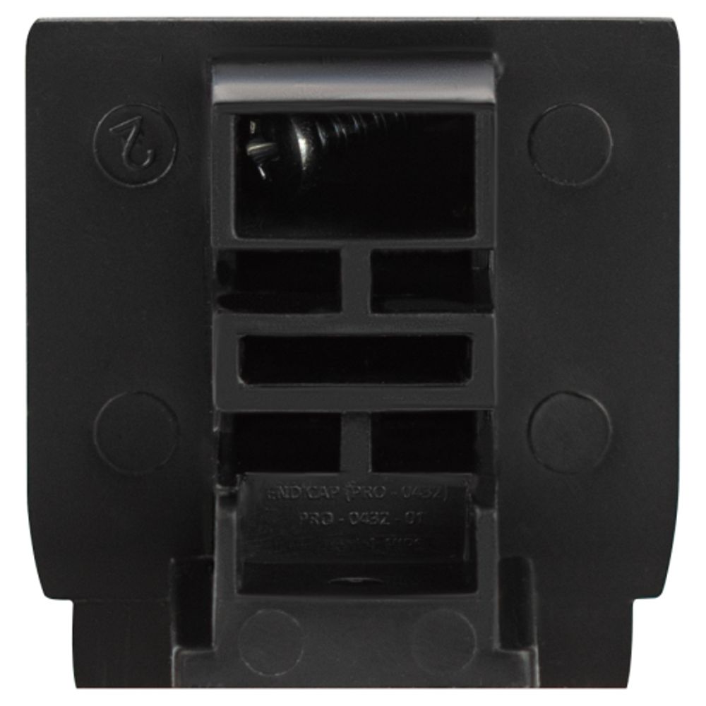 Заглушка ЭРА STR-30-B-CN-C для трехфазного шинопровода типа C черный | Трехфазный шинопровод и аксессуары