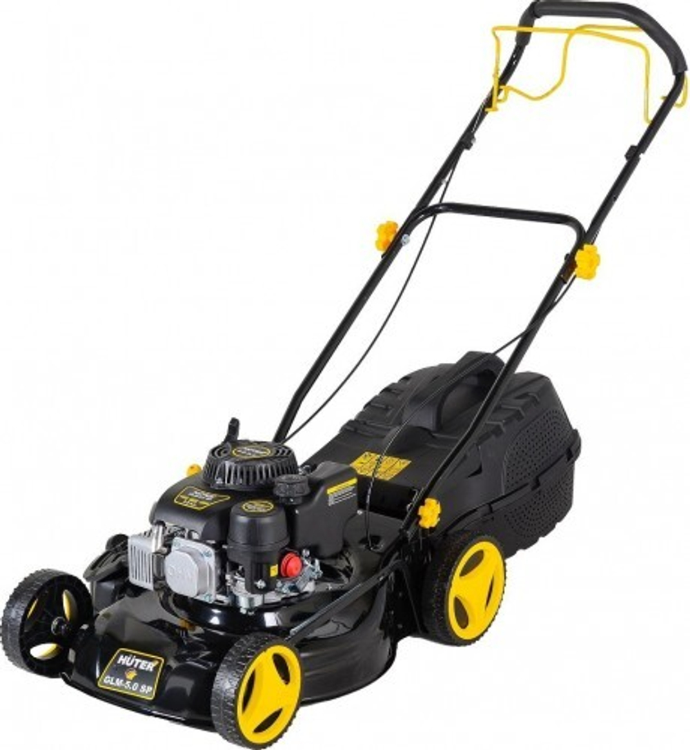 Газонокосилка бензиновая HUTER GLM-5.0 SP самоходная, гильзованный двигатель 70/3/2