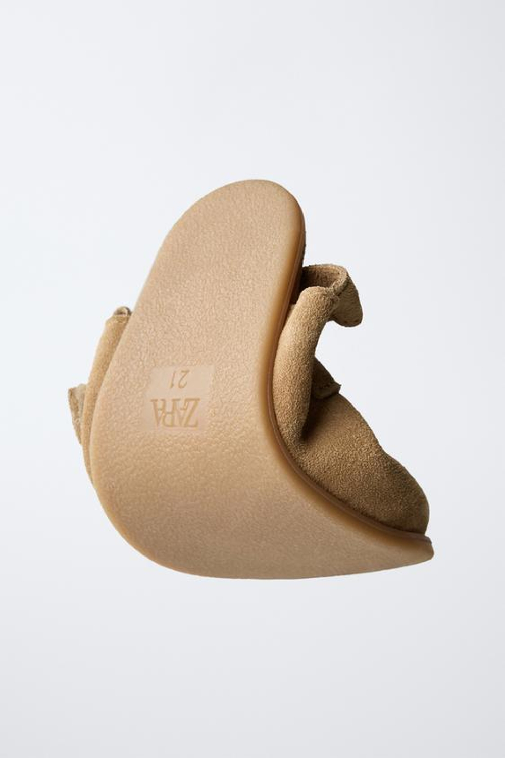 ZARA КОЖАНЫЕ САБО, КОРИЧНЕВЫЙ