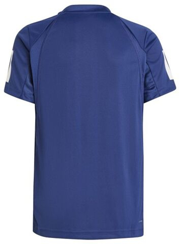 Футболка для мальчика теннисная Adidas Boys Club 3-Stripes - небесный