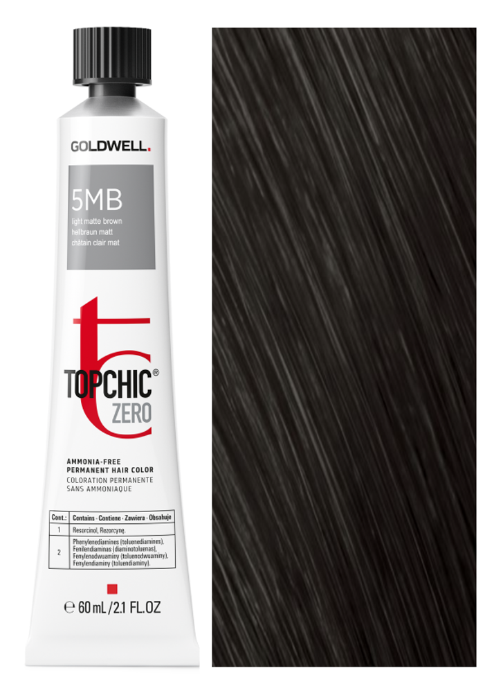 Goldwell Topchic Zero 5MB Тёмный матово-коричневый 60 мл