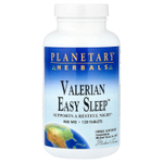 Planetary Herbals, Valerian Easy Sleep™, 120 таблеток