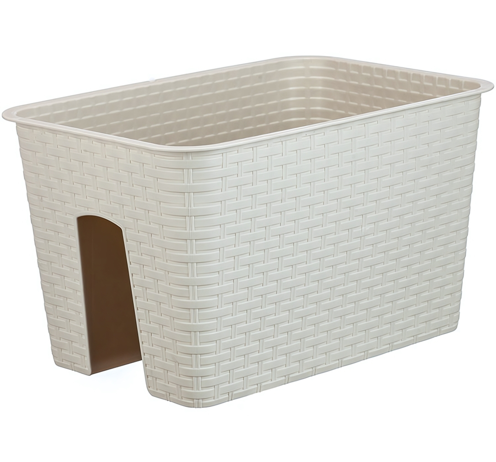 Кашпо на перила РОТАНГ 12л М3227