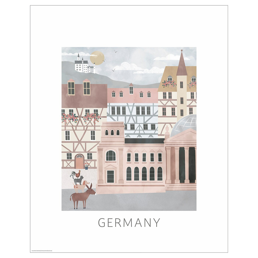 IKEA BILD  (ИКЕА БИЛД)  -  Плакат, иллюстрация, Германия, 40x50 см