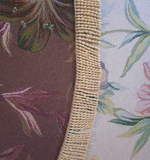 Гобеленовая скатерть Жемчужная лилия D 160 см