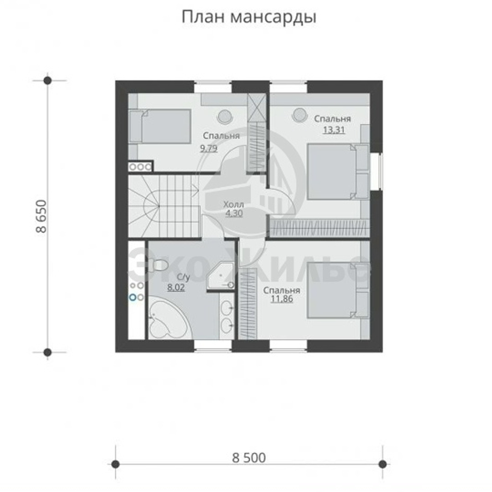 Проект Дома 104 кв. м К-87