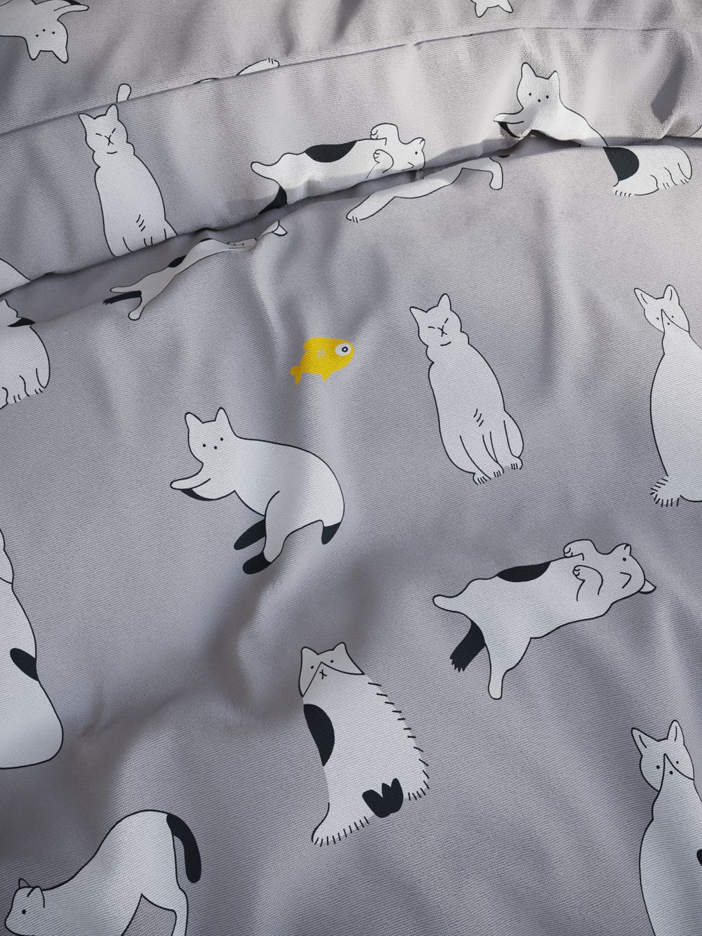 Постельное белье поплин Сказка "Локи" 1,5-сп  Наволочка 50х70 см 1 шт Простынь на резинке 90x200 см Пододеяльник 145x215 см