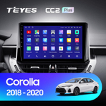 Teyes CC2 Plus 10" для Toyota Corolla 2018+