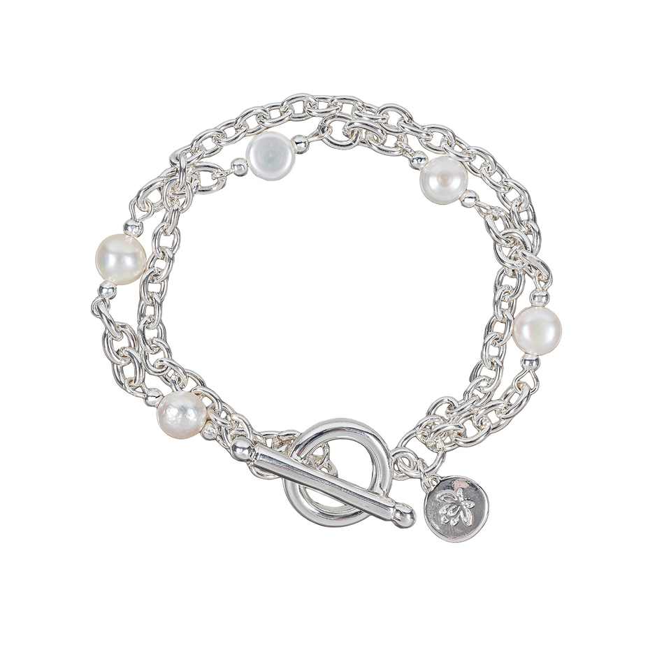 Браслет Fiore Luna Pearle Double Togl CL4512 S