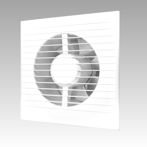 Вентилятор вытяжной D100 Е100SС с обратным  клапаном, антимоскитной сеткой ERA