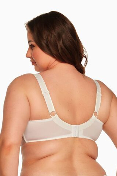 Бюстгальтер Ranita с розовым кружевом на +size чашке (Размер: 95F) (Цвет: розовый)