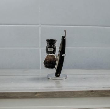 Набор с опасной бритвой Black