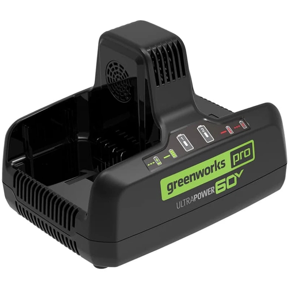 Аккумуляторная газонокосилка Greenworks GD60LM51SP2K5 60В (2 x 5 Ач, ЗУ) нож 51 см, 2514307U2G