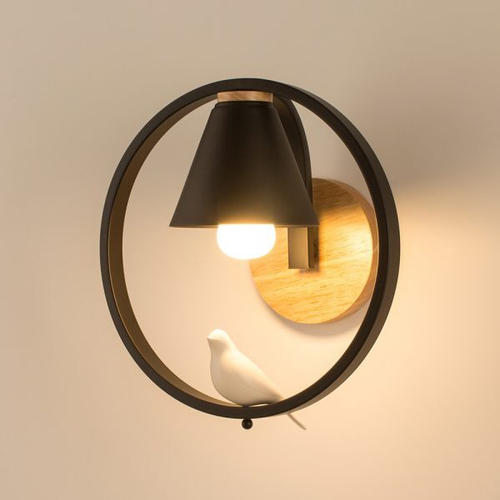 Настенный светильник Home Light Астерия MMD-LED B138-3-1xE27 черный