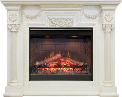 Каминокомплект London - Слоновая кость с очагом Symphony 26'' DF2608-INT