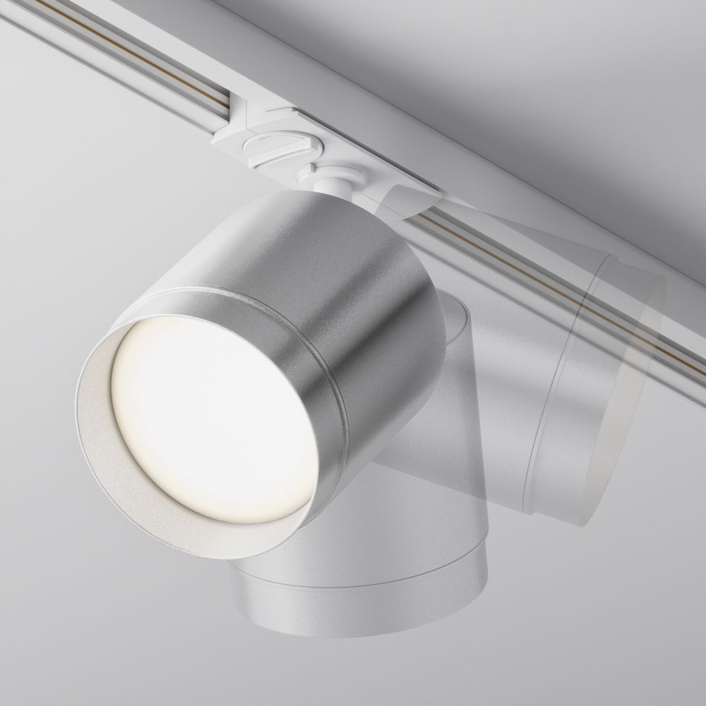 Трековый однофазный светильник Maytoni Unity   TR088-1-GX53-S