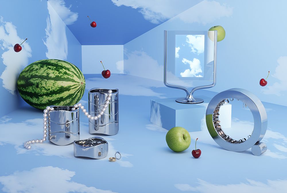 Органайзер для украшений Ferris, Ø19 см, хром