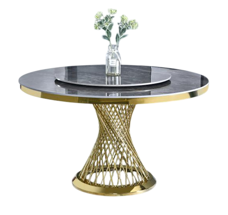 Стол обеденный Ist Casa Мелоди, 130х130х75 см,  серый мрамор