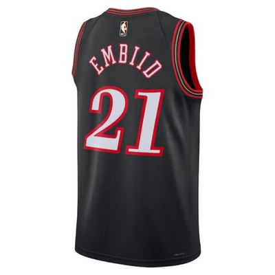 Баскетбольная детская джерси Nike NBA Hardwood Classics Swingman Jersey Player Philadelphia 76ers Embiid Joel