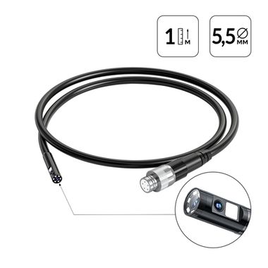 Зонд для видеоэндоскопа iCartool IC-V112A/B/C, 2 камеры, 1м, 5.5 мм iCartool IC-VP112B55-2