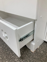 Шкаф 2-х дверный Сердце МДФ белый/белый