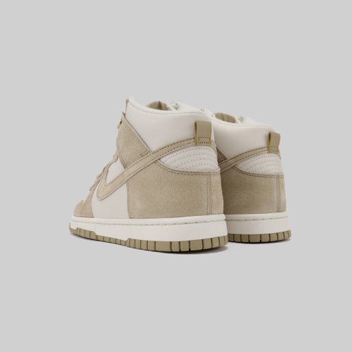 Кроссовки Nike Dunk High Tan Suede White артикул:DQ7679-001 - купить в магазине Дайс