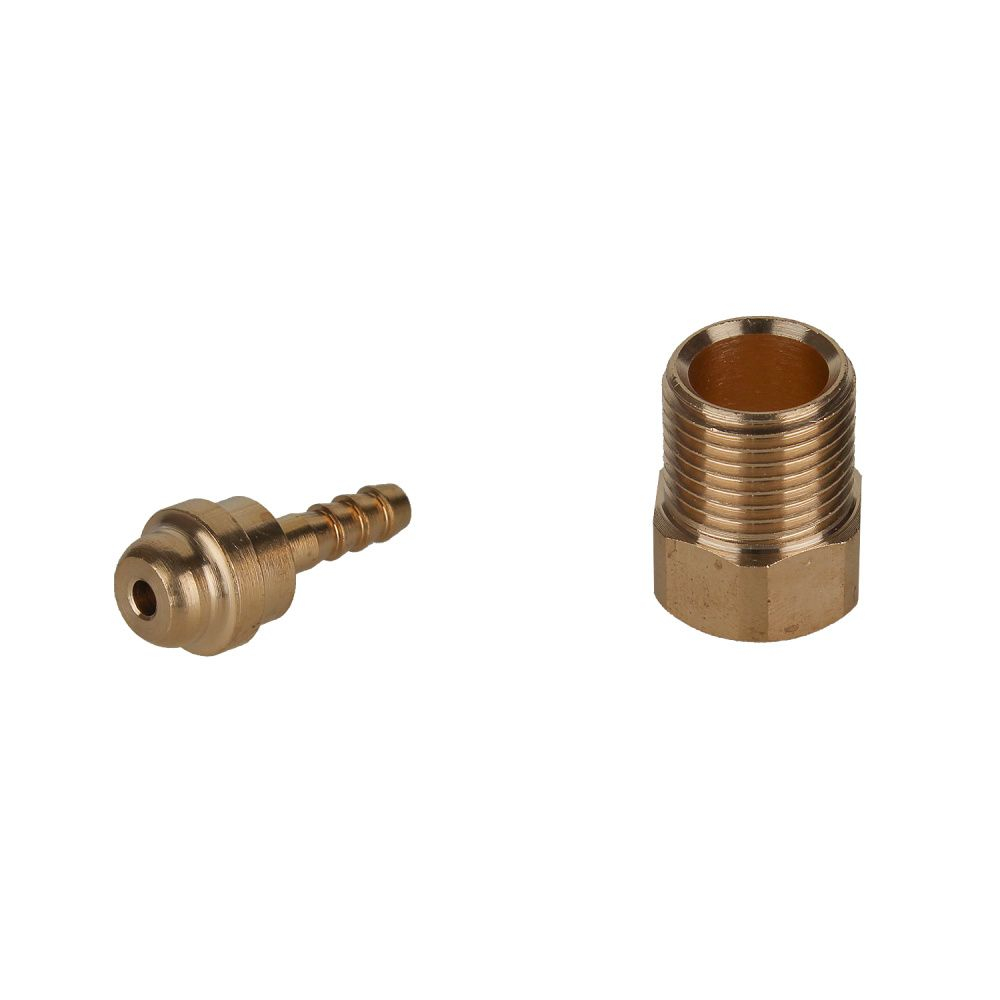 Фитинг газовый 5/8" UNF RH гайка с ниппелем