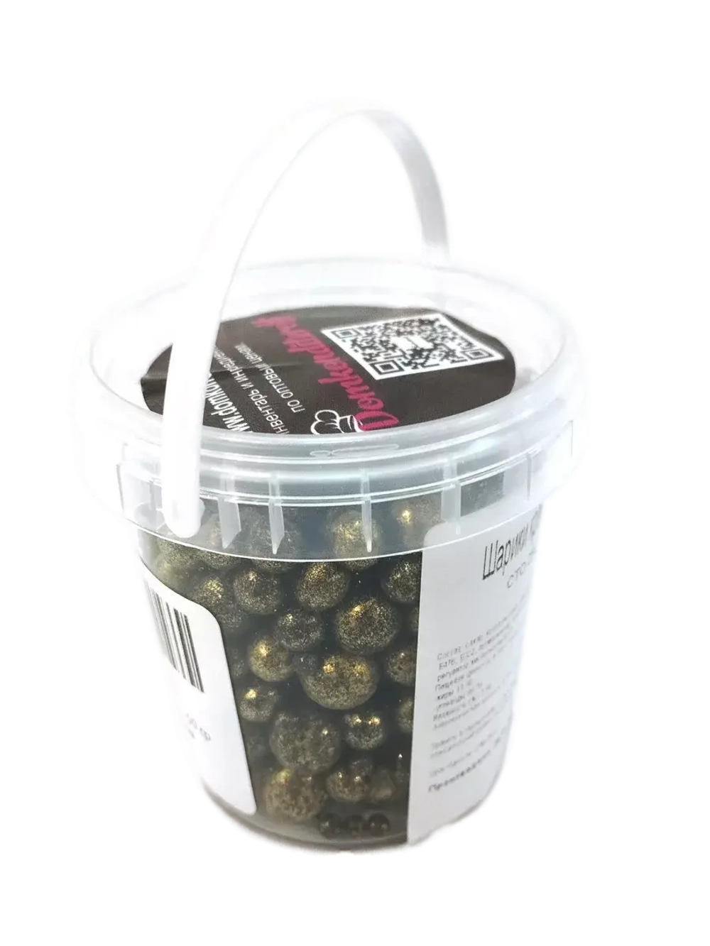 Шарики кранч бронза микс 100 гр.