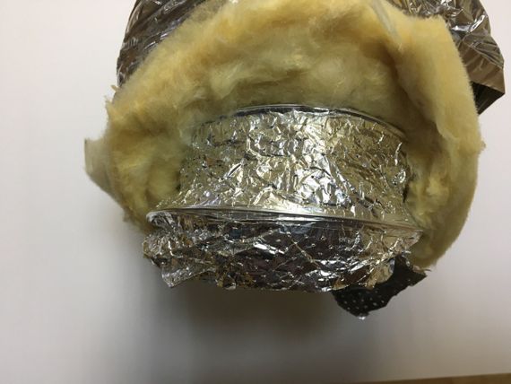 SONODEC 25-DS152мм x10м Звукопоглощающий гибкий алюминиевый воздуховод (Нидерланды)