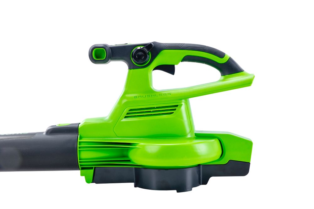 Аккумуляторный воздуходув пылесос Greenworks GD40BVK8, (2406907UH) ,40v, АКБ 8 А·ч и ЗУ