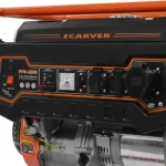 Генератор бензиновый CARVER PPG-6500 ( 5,5 кВт, бак 25 л ) / бензогенератор / резервное питание