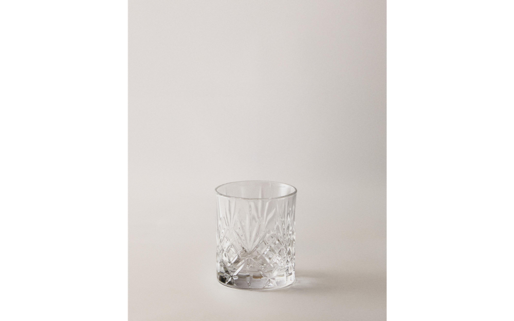 Zara Home рюмка из стекла, цвет прозрачный, 6 см