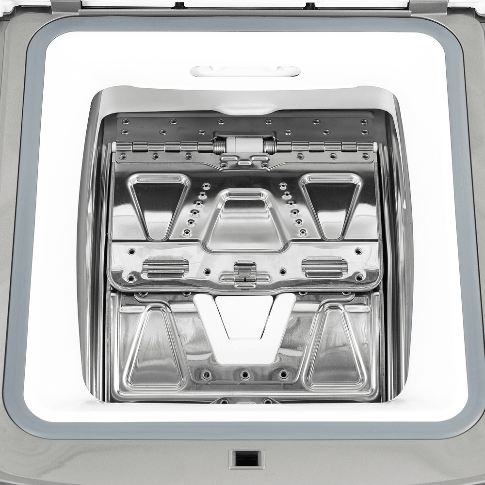 Стиральная машина с вертикальной загрузкой инвертором и паром MAUNFELD MFWM127ISSL