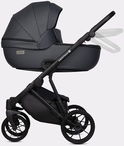 Детская коляска Riko Basic Montana X Ecco 3 в 1 24 Graphite (графит)
