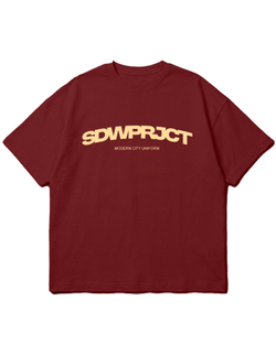 Футболка "SDWPRJCT" в красном цвете