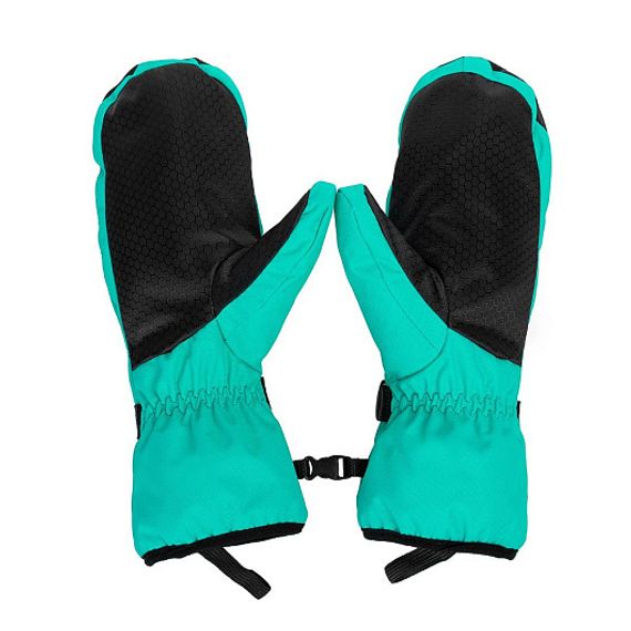Варежки женские ZABAVA, AQUA GREEN/BLACK Helios