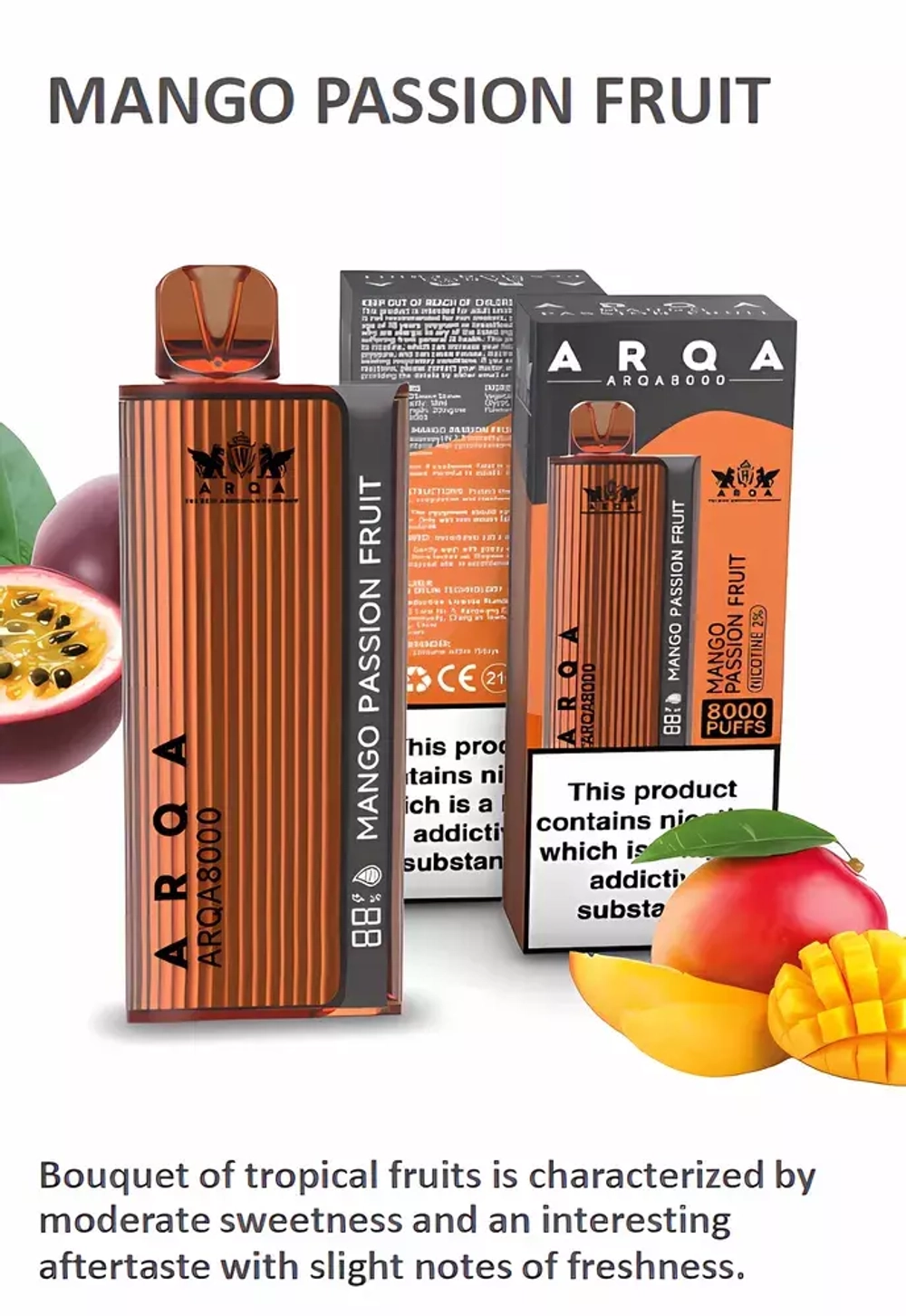 Arqa - Mango Passion Fruit (2% nic)